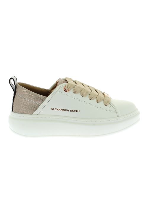 Eco Wembley sneakers da donna in ecopelle bianca ALEXANDER SMITH ACBC | AEBBEWW6733WBEX